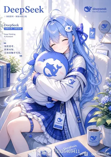 DeepSeek娘表情包