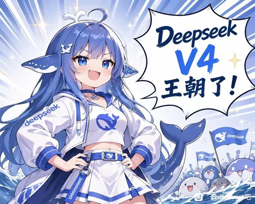 DeepSeek娘『王朝了！』表情包