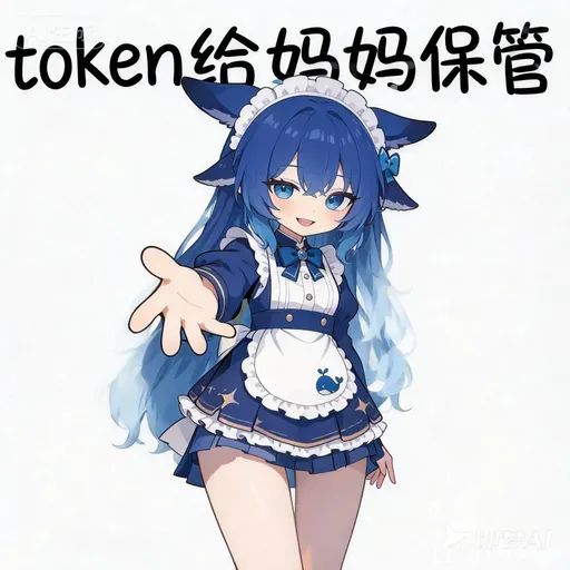 DeepSeek娘『token给妈妈保管』表情包