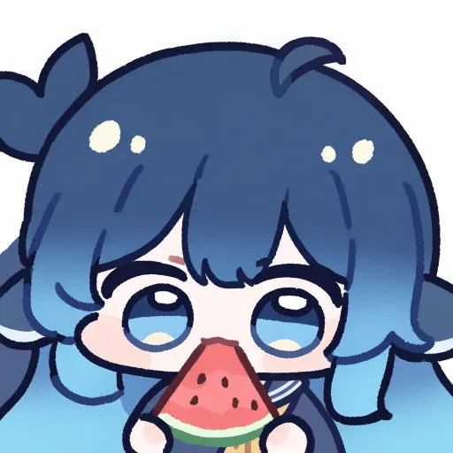 Watermelon raised to my lips but not yet eaten — my eyes are already locked on the show in front. The melon h…