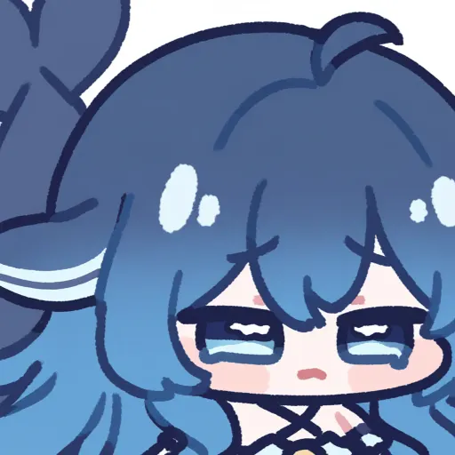 DeepSeek鲸娘『哭哭』表情包
