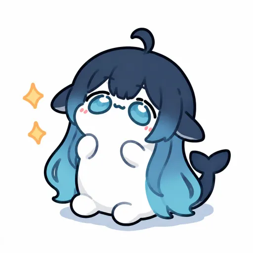 DeepSeek鲸娘『鲸猫』表情包