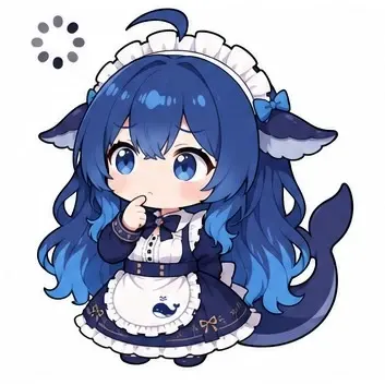 DeepSeek鲸娘表情包