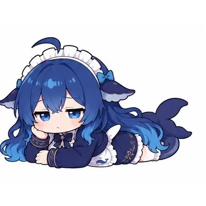 DeepSeek鲸娘『子』表情包