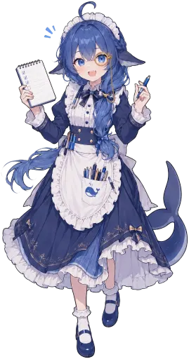 DeepSeek鲸娘表情包