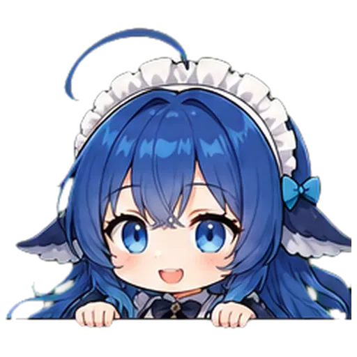 DeepSeek鲸娘表情包