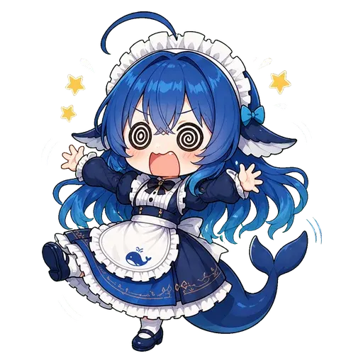 DeepSeek鲸娘表情包