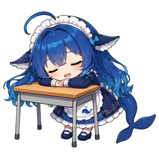 DeepSeek鲸娘表情包