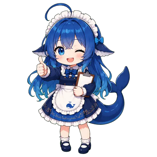 DeepSeek鲸娘表情包