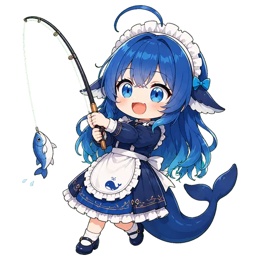 DeepSeek鲸娘表情包