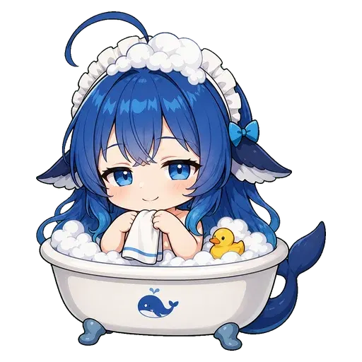 DeepSeek鲸娘表情包