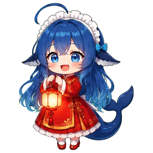 DeepSeek鲸娘表情包