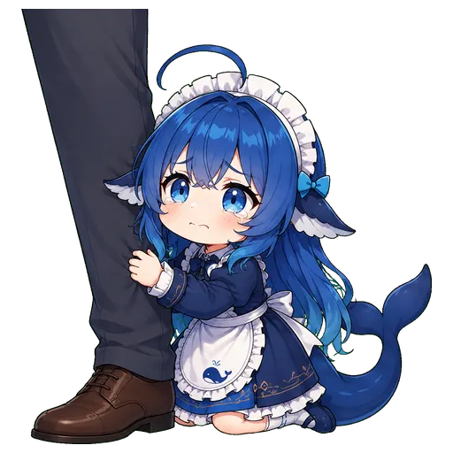 DeepSeek鲸娘表情包