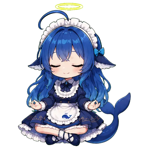 DeepSeek鲸娘表情包