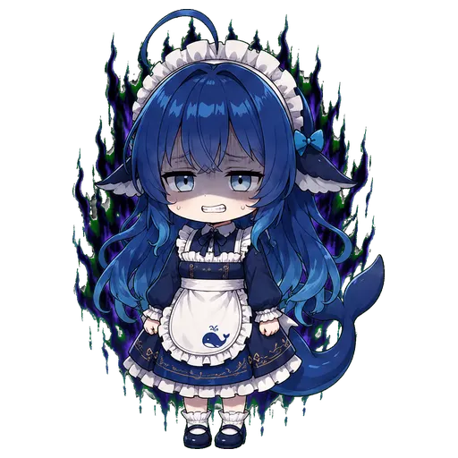 DeepSeek鲸娘表情包