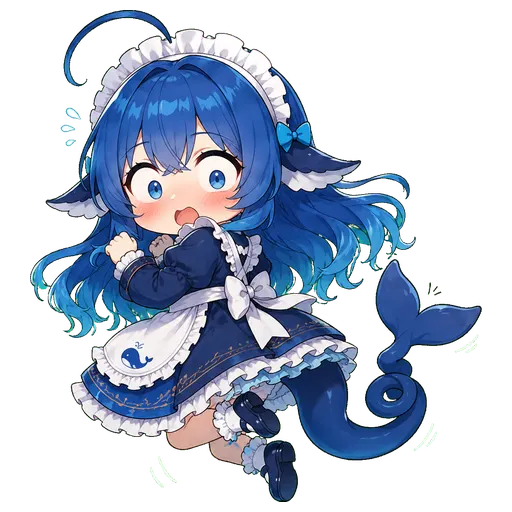 DeepSeek鲸娘表情包