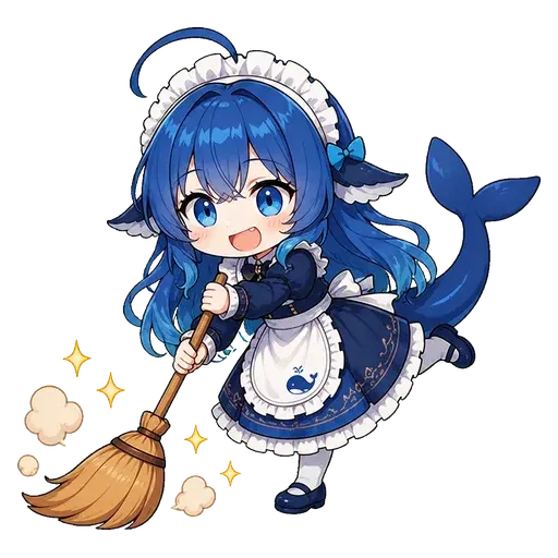 DeepSeek鲸娘『发+』表情包
