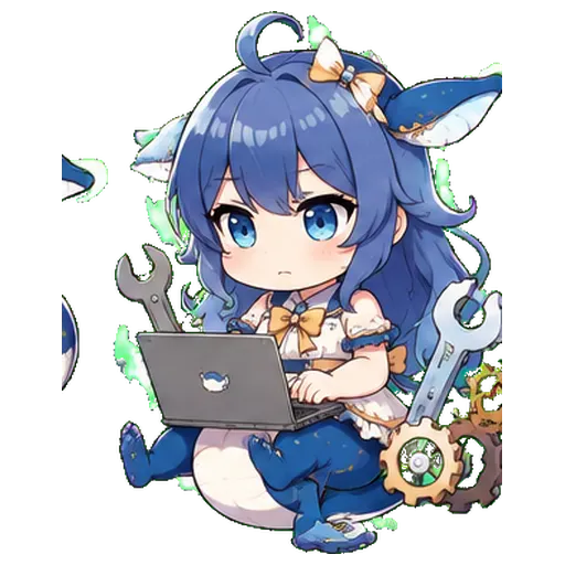 DeepSeek鲸娘表情包