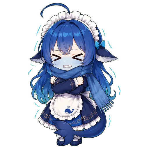 DeepSeek鲸娘表情包