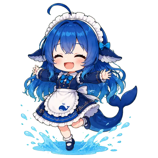 DeepSeek鲸娘表情包