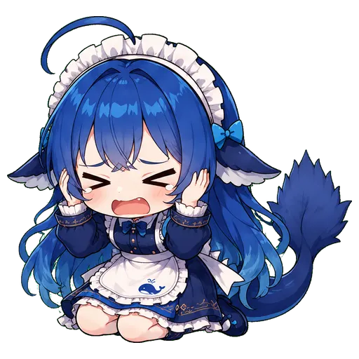 DeepSeek鲸娘表情包