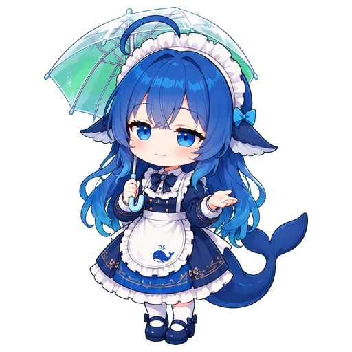 DeepSeek鲸娘表情包