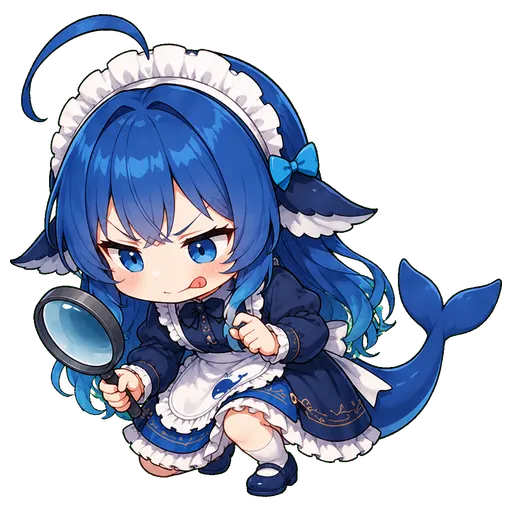 DeepSeek鲸娘表情包