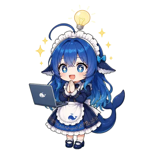 DeepSeek鲸娘表情包