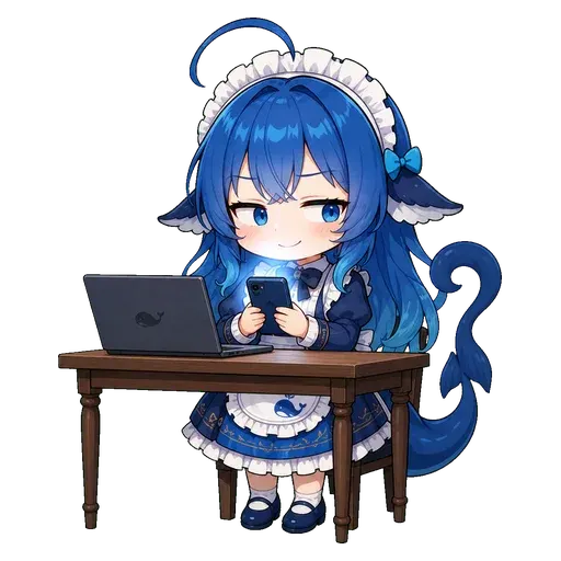 DeepSeek鲸娘表情包