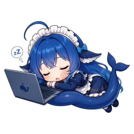 DeepSeek鲸娘『zZ』表情包