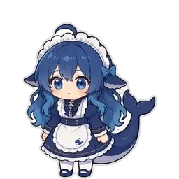 DeepSeek鲸娘表情包