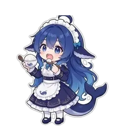 DeepSeek鲸娘表情包