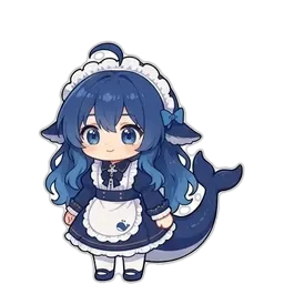 DeepSeek鲸娘表情包