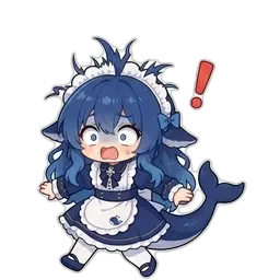 DeepSeek鲸娘表情包