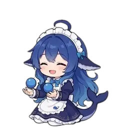 DeepSeek鲸娘表情包