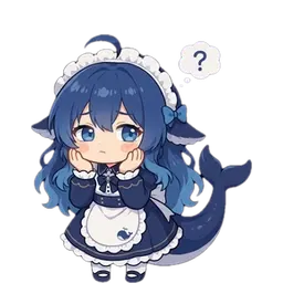 DeepSeek鲸娘『？』表情包