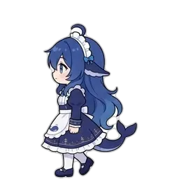 DeepSeek鲸娘表情包
