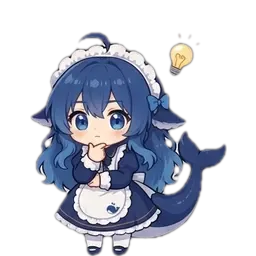 DeepSeek鲸娘表情包